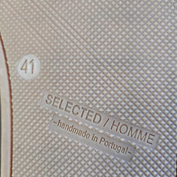 Selected Homme Men's Tan Suede Leather Oxford Lace Up Shoes EU 41/US 8 - Picture 5 of 9